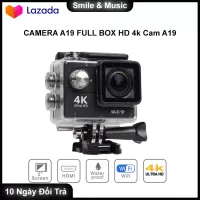 CAMERA A19 -4K CO REMOTE FULL BOX Camera hanh trinh 3.0 FULL BOX HD 4k Cam A19 - Camera hanh trinh mini chong nuoc chong rung - camera hanh trinh xe may phuot Loi 1 doi 1 TRONG VONG 3 NGAY BAO HANH  1 Nam