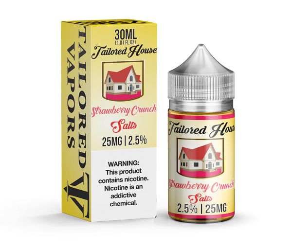 STRAWBERRY CRUNCH SALTS – TAILORED HOUSE – 30ML