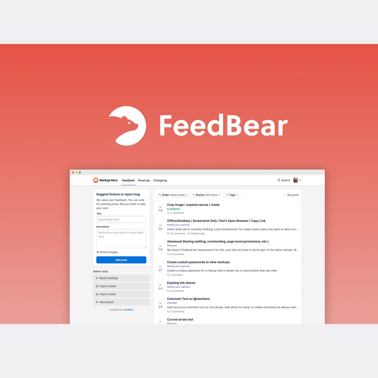 Feedbear (LTD) - Streamline Custom Feedback Image