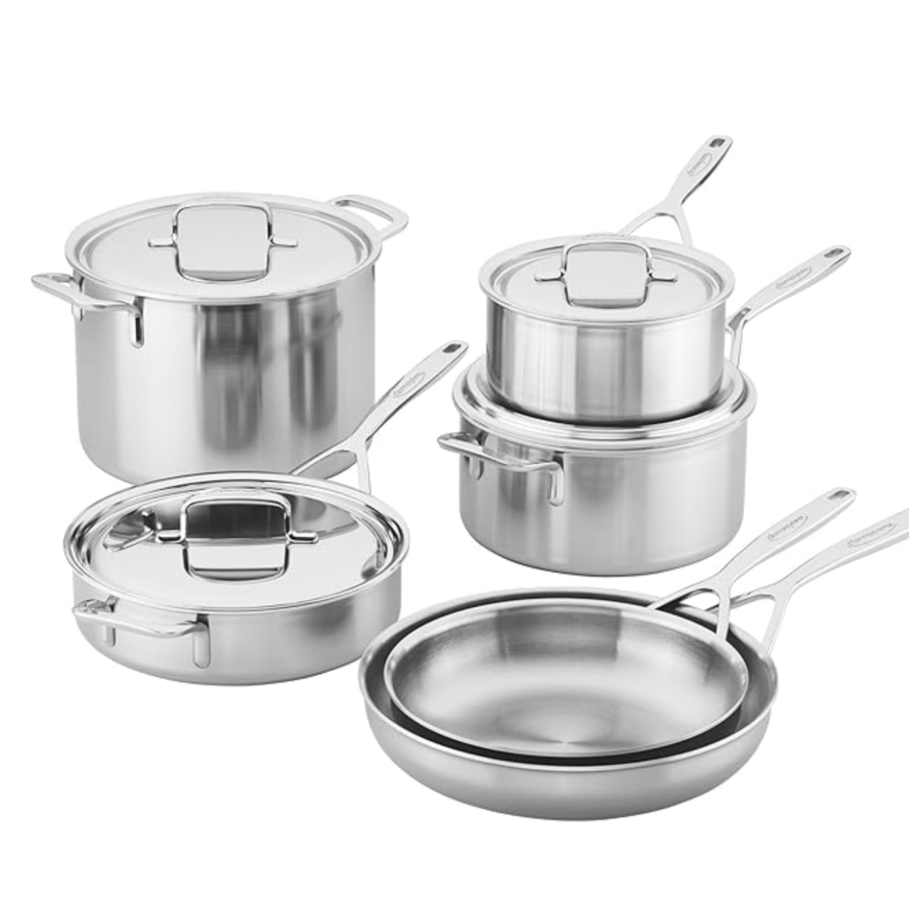 Demeyere 5-Plus Stainless Steel 10-piece Cookware Set
