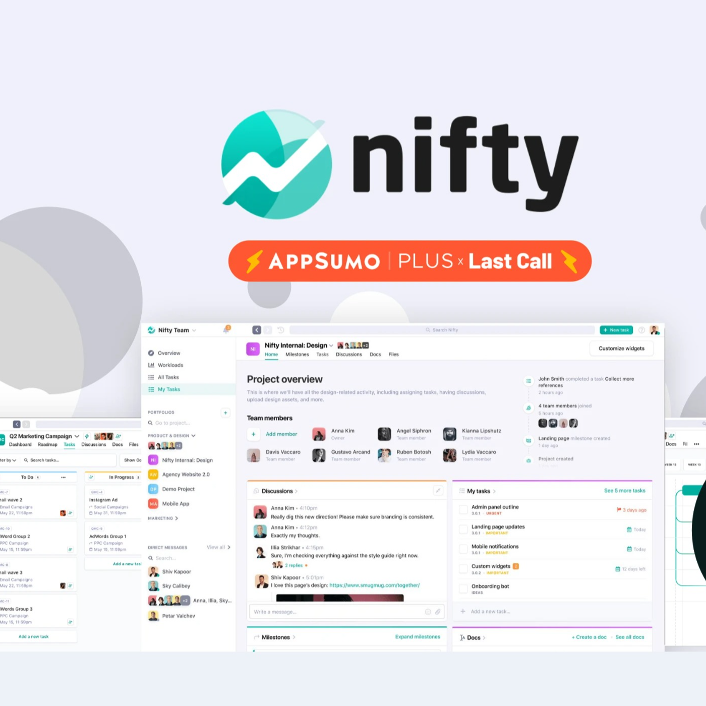 Nifty - Project management for remote teams | AppSumo