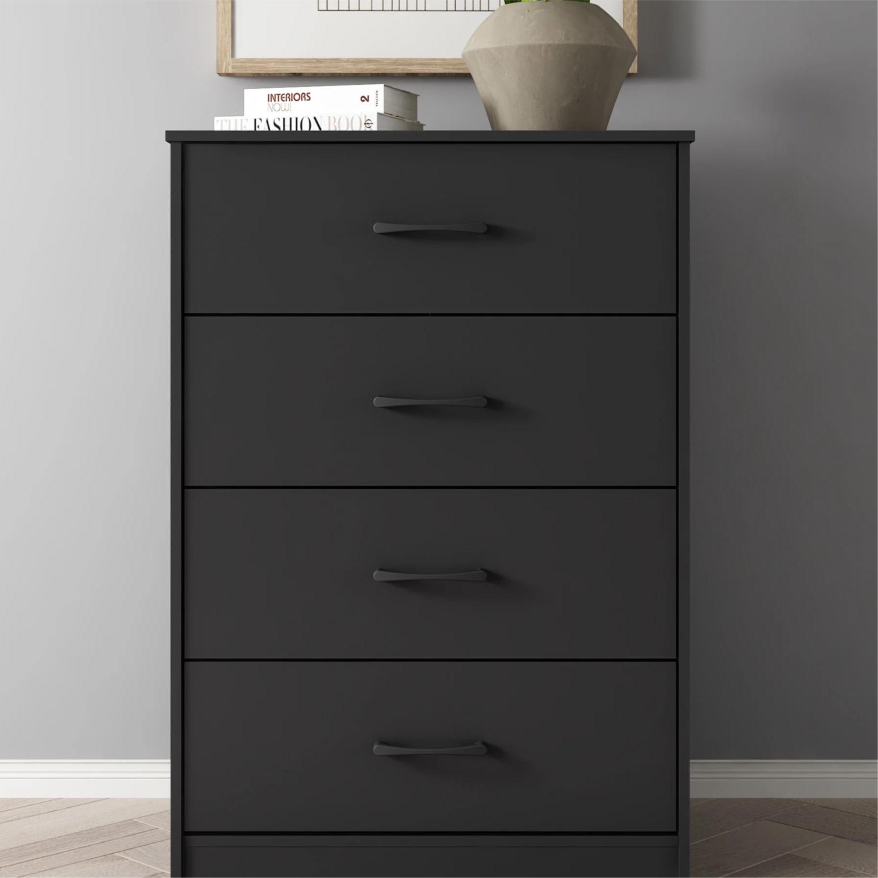 Mainstays Ardent 4 Drawer Dresser, Black