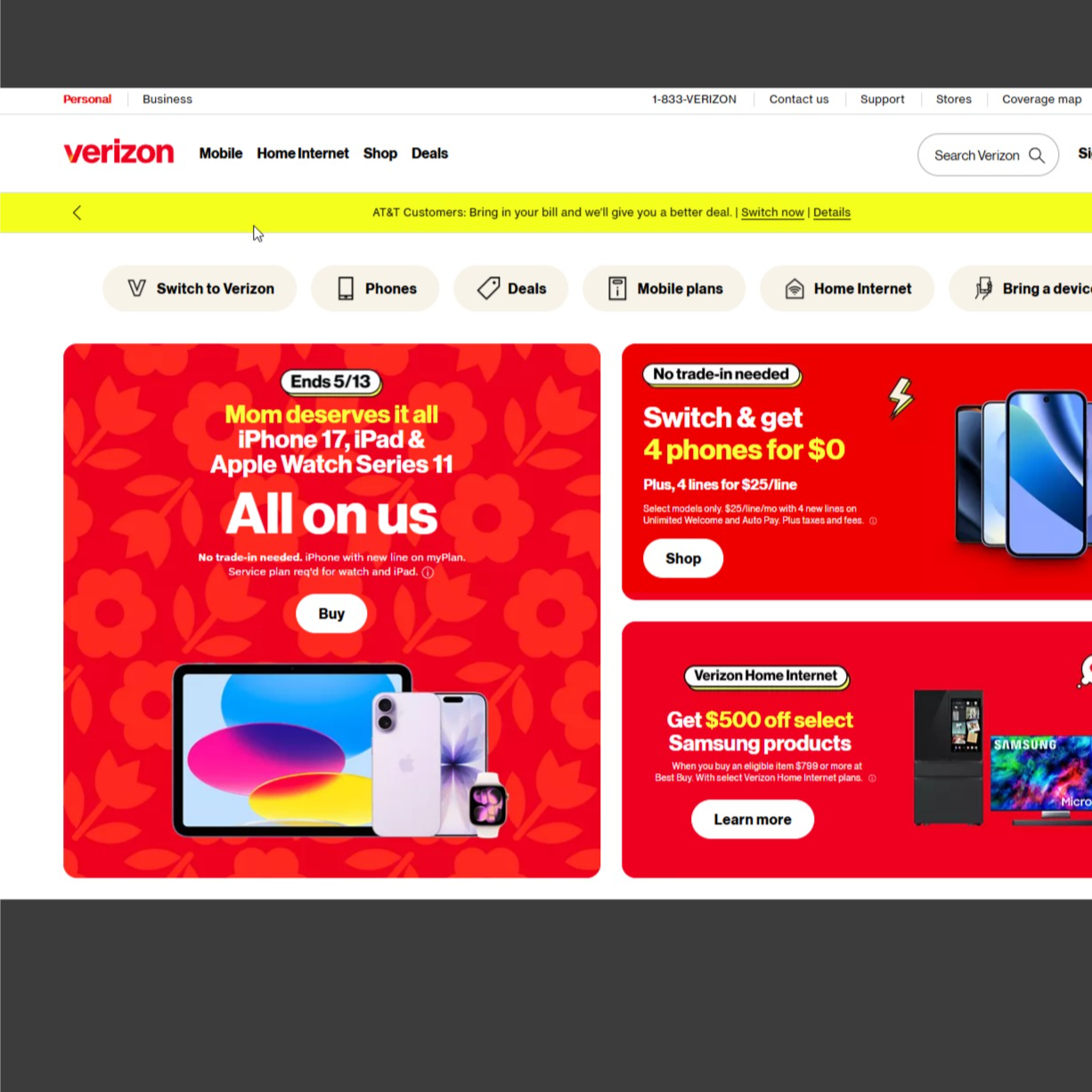 Verizon: Wireless, Internet, TV and Phone Services | Official Site