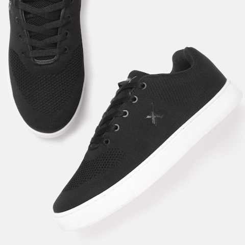 Hrx black casual store shoes