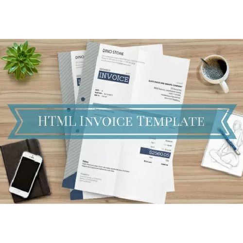 Free Printable HTML Invoice Template with Auto Calculations!