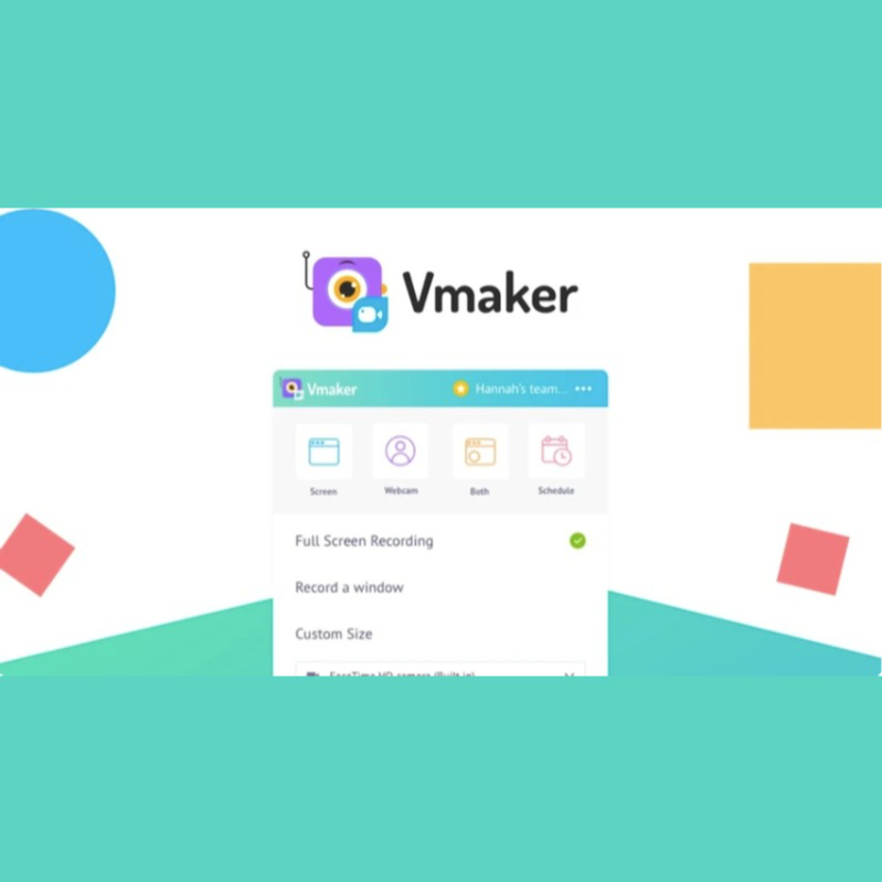 Vmaker - Graba tu pantalla y tu cámara web como un profesional