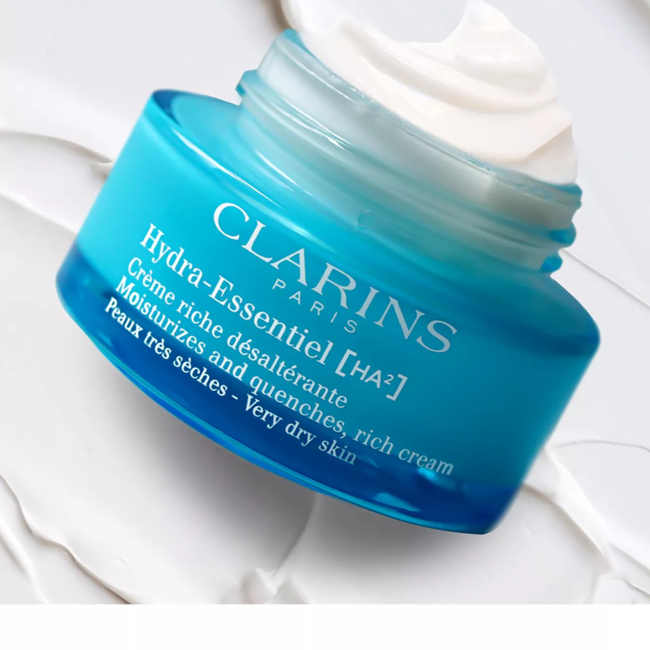 Clarins Hydra Essentiel Rich Moisturizer with Double Hyaluronic Acid 1.6 oz.