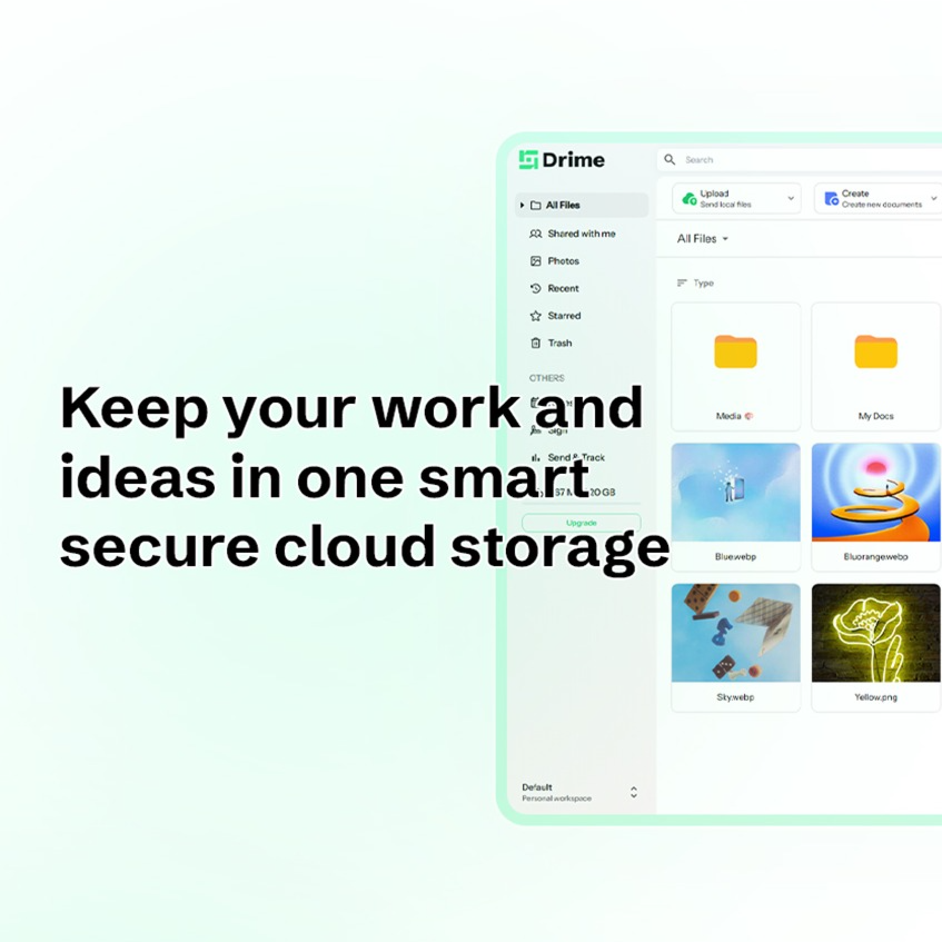 50% OFF! | Drime Secure Cloud Storage: Lifetime Subscription (Professional Plan/3TB)