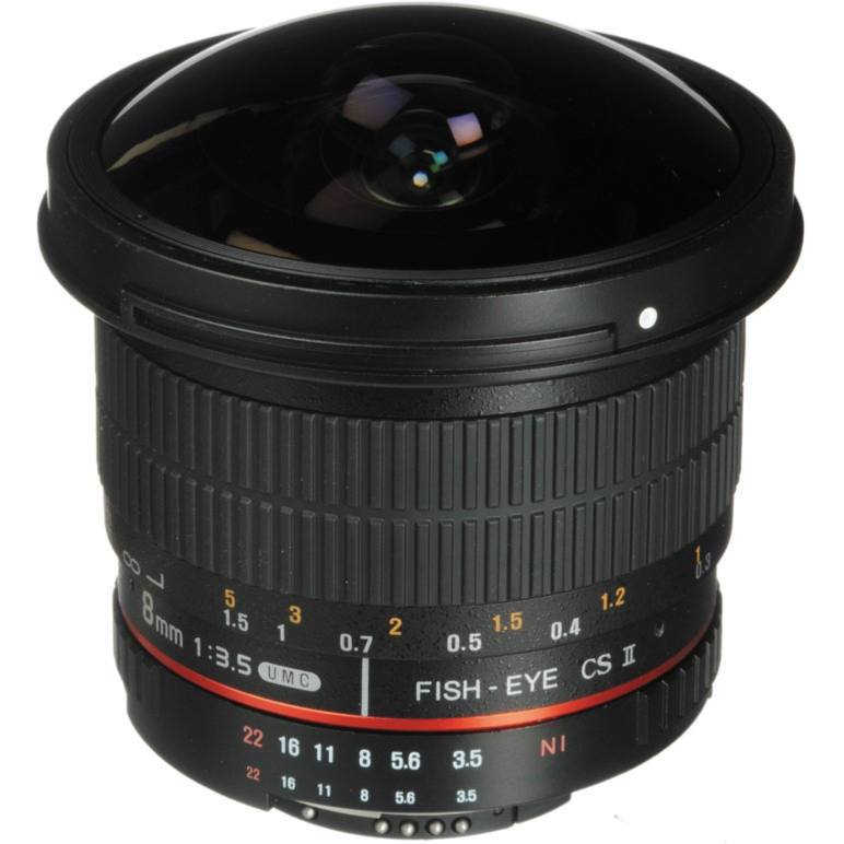 Rokinon 8mm f/3.5 HD Fisheye