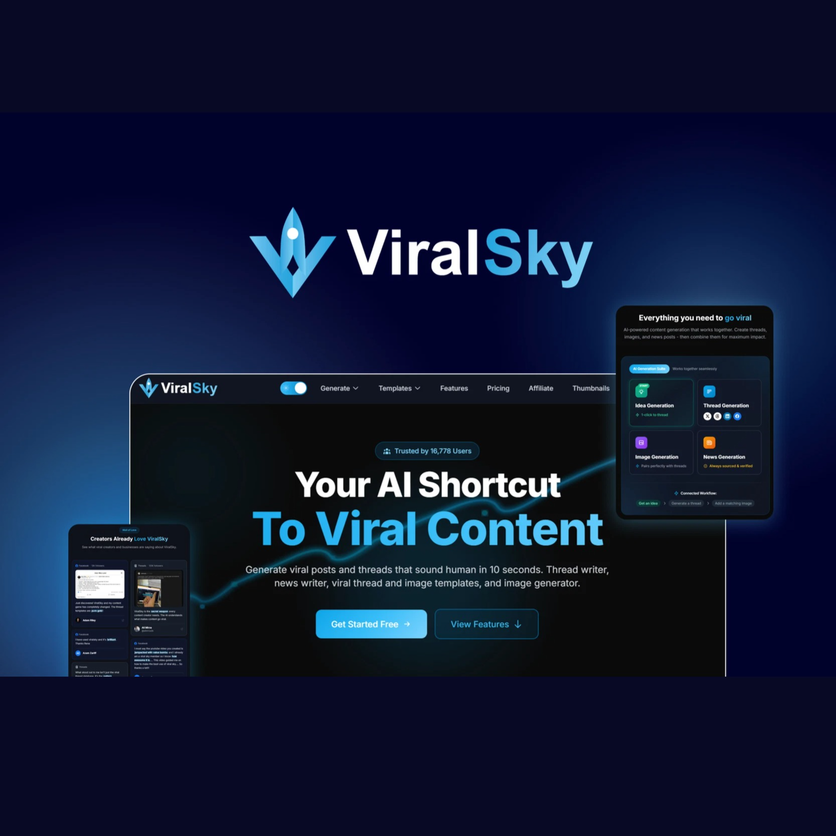 ViralSky | Turn Any Topic Into Viral Content