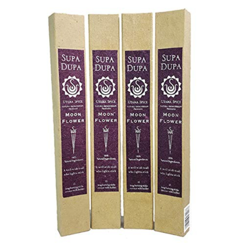 Utama Spice Moon Flower Incense (Long) (4 Box Bundle)