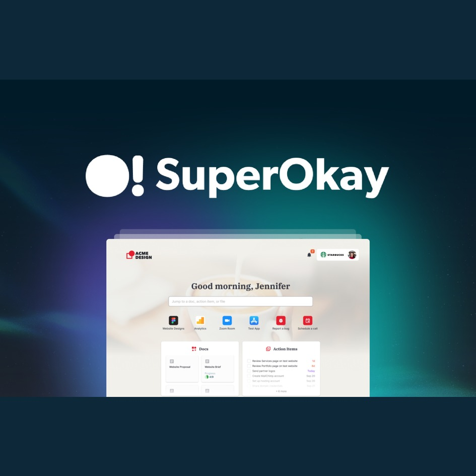 SuperOkay - Speak to clients on customized portals | AppSumo