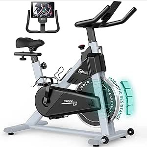 PASYOU S30 Exercise Bike, Magnetic Resistance Stationary Bike, 300LBS Weight Capacity Indoor Cycling Bike for Home, Silent Exercise Bikes for Home,Fitness Cycle Spin Bike with LCD Monitor&iPad Holder : Amazon.co.uk: Sports & Outdoors