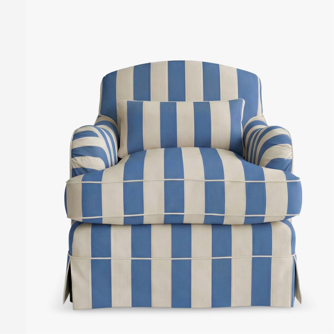 John Lewis x Sophie Conran Felix Armchair, Cornish Blue Stripe