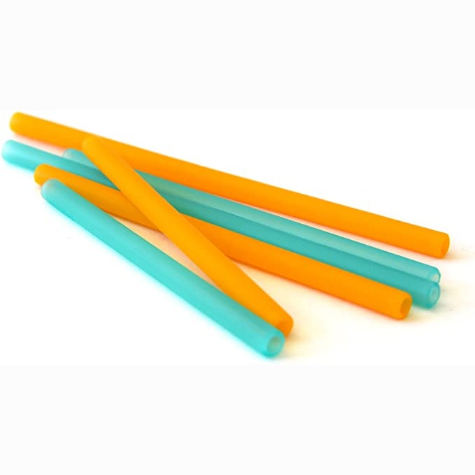 Silikids Silicone Family of Straw, 6 Pack, Green, Yellow, One Size : Amazon.ca: Health & Personal Care