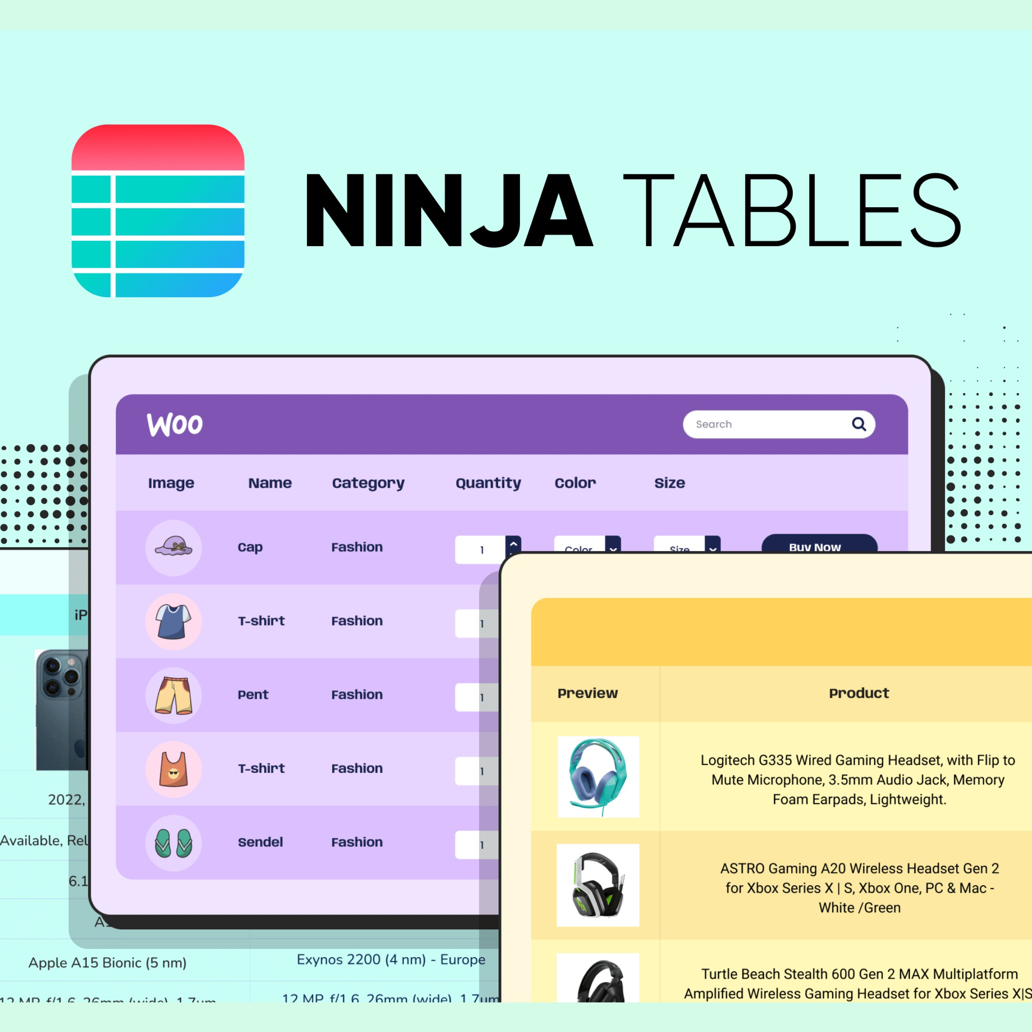 Ninja Tables – Easiest Data Table Builder
