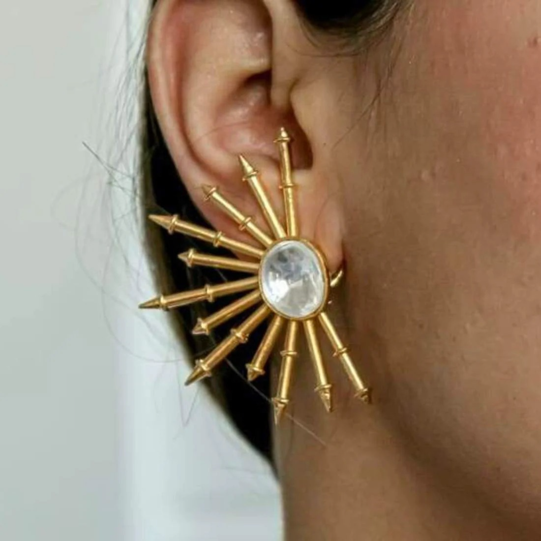 Radiating Sun Rays Earrings