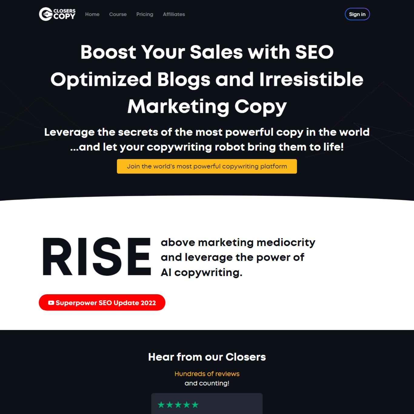 ClosersCopy | Transform Your Ideas Into Marketing Copy