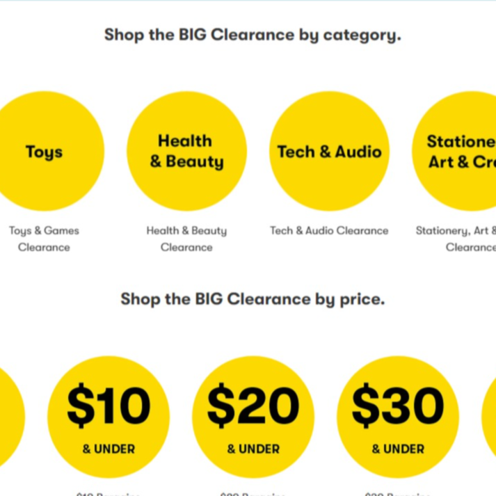 CLEARANCE SALES 🛒 🛍️