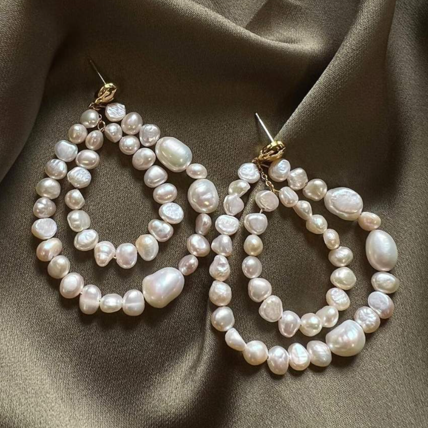 Precious Pearl Teardrop Earrings