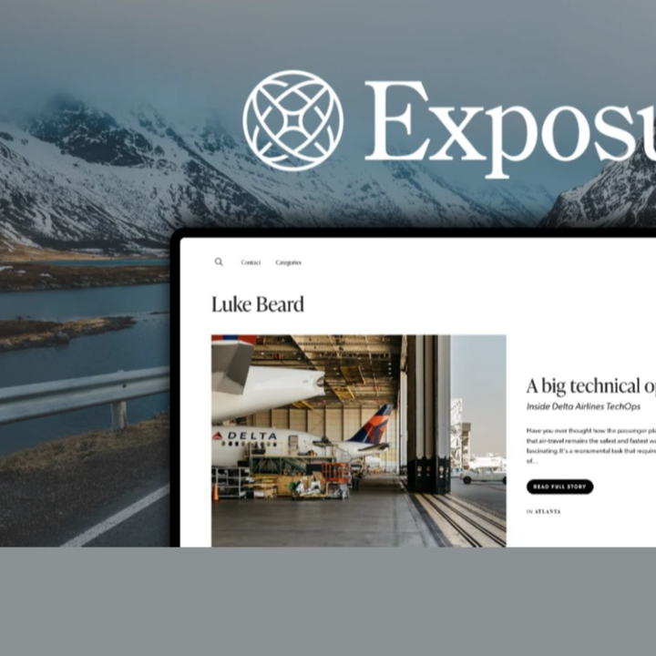Exposure Lifetime deal Create and share stunning photo and video stories with a modern publishing platform