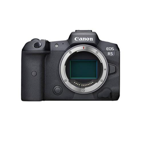 Canon EOS R5 Full-Frame Mirrorless Camera - 8K Video, 45 Megapixel Full-Frame CMOS Sensor, DIGIC X Image Processor, Up to 12 fps Mechanical Shutter (Body Only)