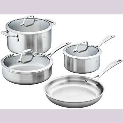 ZWILLING Spirit Stainless Stainless Steel Cookware Set, 7-pc