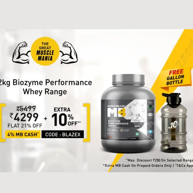 MuscleBlaze - India's Best Bodybuilding & Sports Nutrition Brand