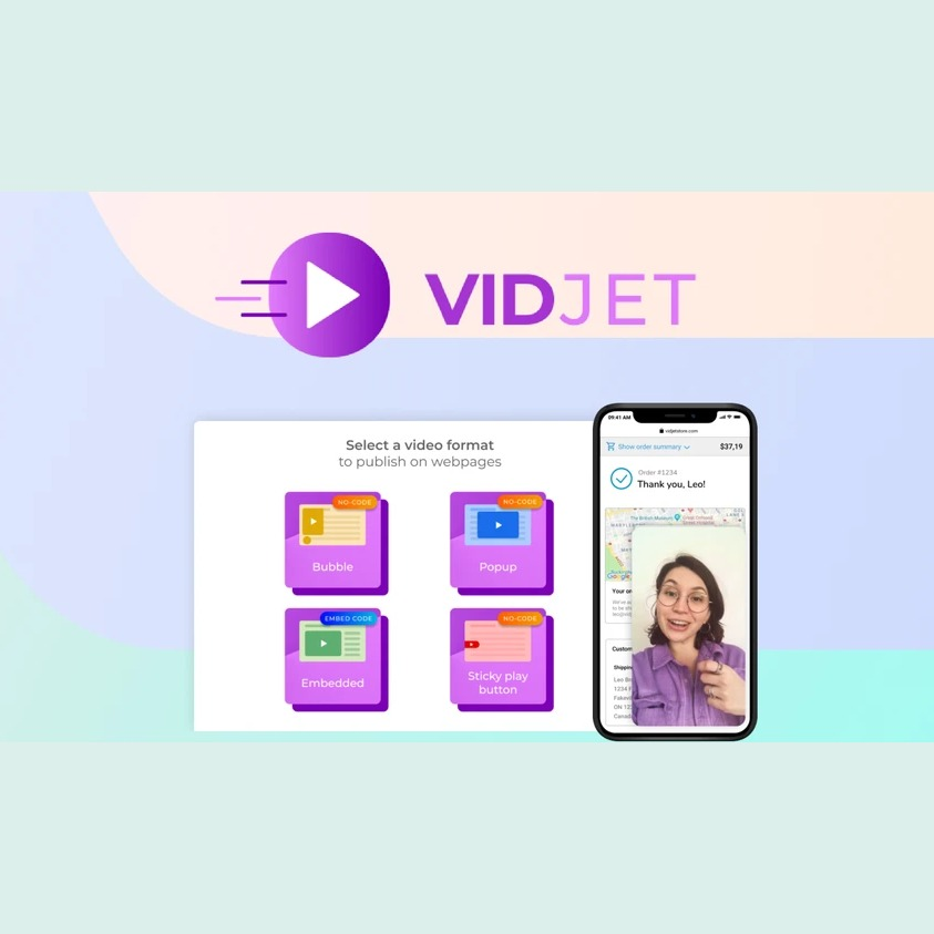 Vidjet- Host videos ad-free