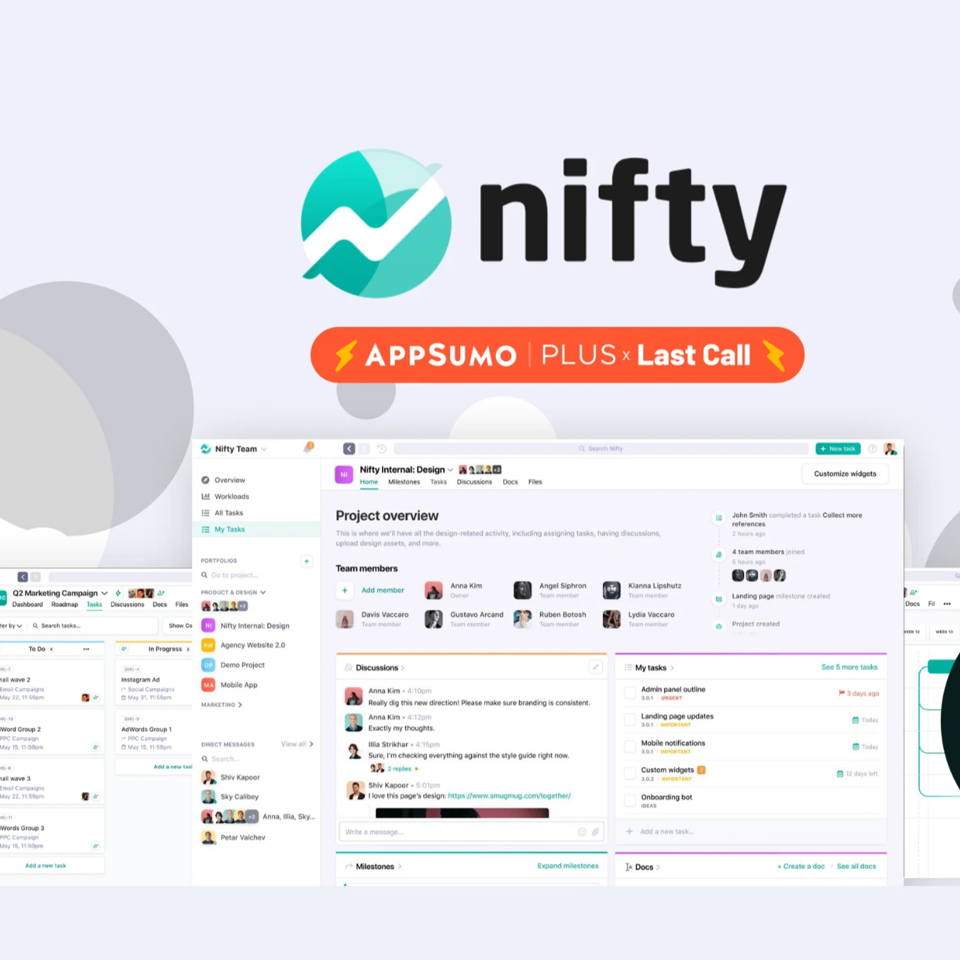 Nifty - Project management for remote teams | AppSumo