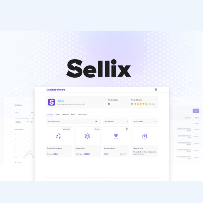 Sellix - Build and manage your online store | AppSumo