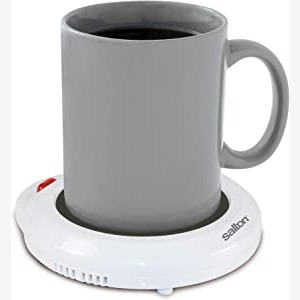Salton Coffee Mug & Tea Cup Warmer for Office Desk Use, Electric Beverage Warmer with Automatic Temperature Control, Perfect for Warming Candle Wax No Flame Warming, White (SMW12) : Amazon.ca: Home
