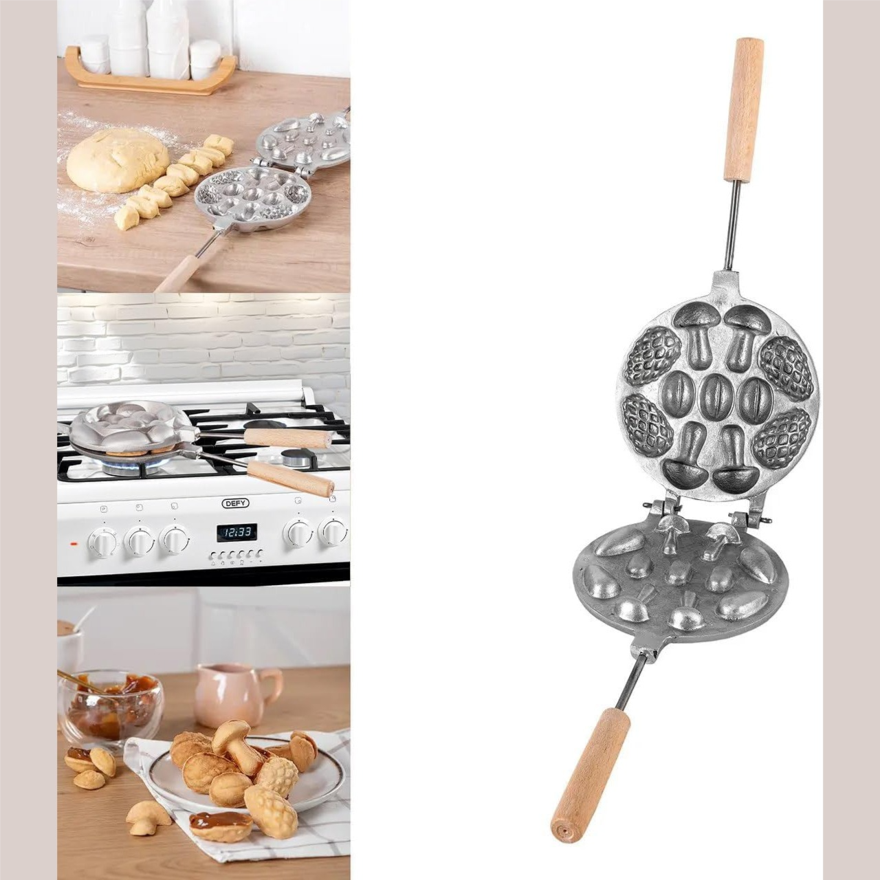 Oreshki Nuts Skillet/Mold