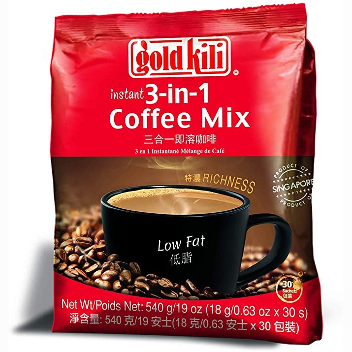 Gold Kili Rich Coffee Mix 3 in 1, 30 -Count : Amazon.ca: Grocery & Gourmet Food