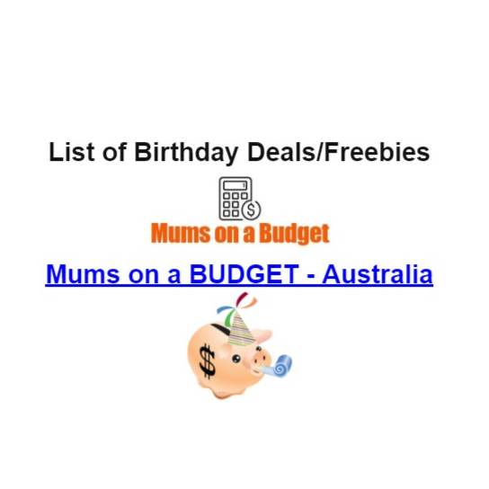 BIRTHDAY FREEBIES 🥳