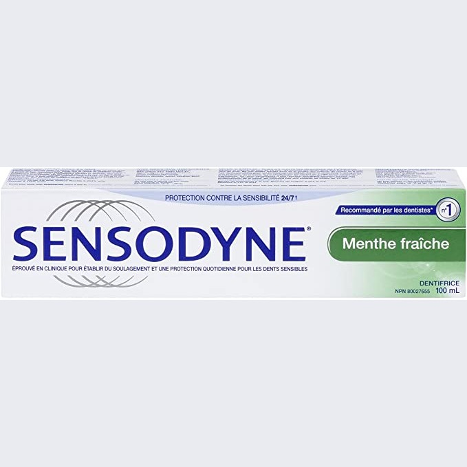 Sensodyne Fresh Mint Toothpaste with Fluoride, 100ml : Amazon.ca: Health & Personal Care