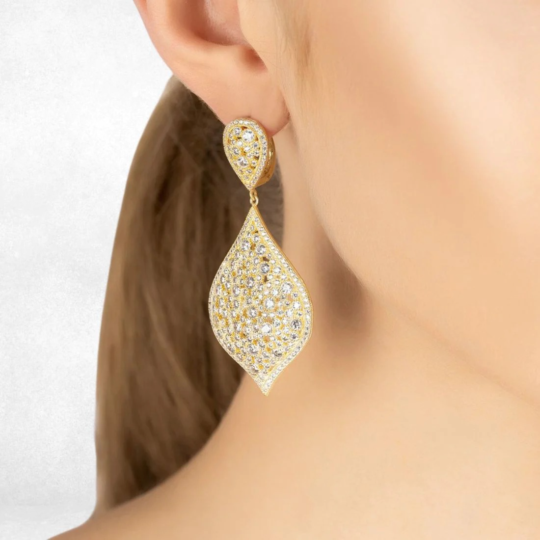 Arabian Nights Earrings In Gold