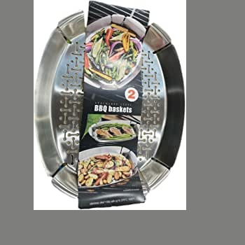 Basket Stainless Steel BBQ 2-Pack : Amazon.ca: Home