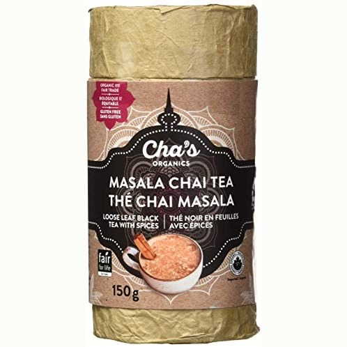 Cha's Organics Masala Chai Black Tea, 150 g : Amazon.ca: Grocery & Gourmet Food
