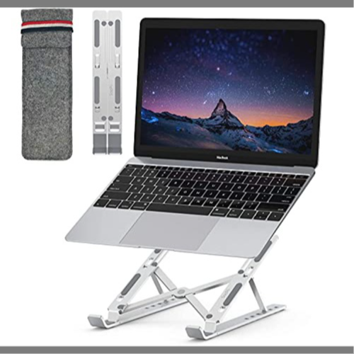 SOOPII Laptop Stand Adjustable Ergonomic Aluminum Laptop Stand for Desk Laptop Riser Notebook Holder Compatible with MacBook Pro Air Lenovo HP Dell More Size up-to 10-17 Silver - Buy SOOPII Laptop Stand Adjustable Ergonomic Aluminum Laptop Stand for Desk Laptop Riser Notebook Holder Compatible with MacBook Pro Air Lenovo HP Dell More Size up-to 10-17 Silver Online at Low Price in India - Amazon.in