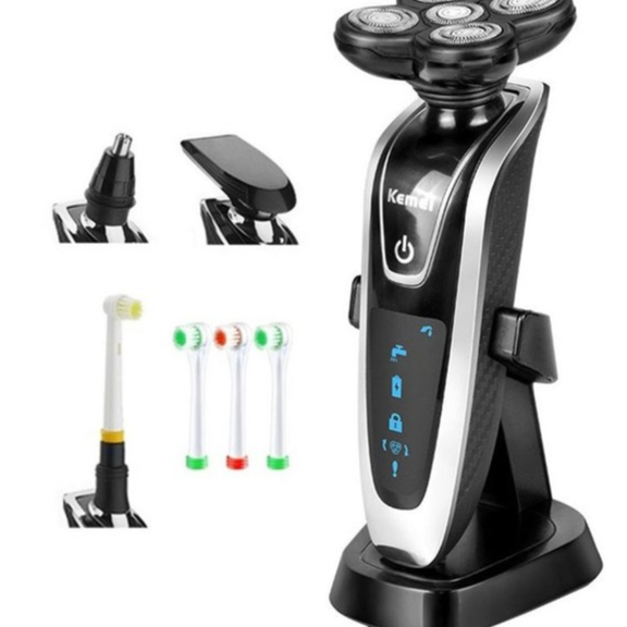 25.47US $ 51% OFF|4in1 Washable Facial Beard Grooming Electric Shaver For Men Wet Dry Electric Razor Rechargeable Bald Shaving Machine Kit - Electric Shavers - AliExpress