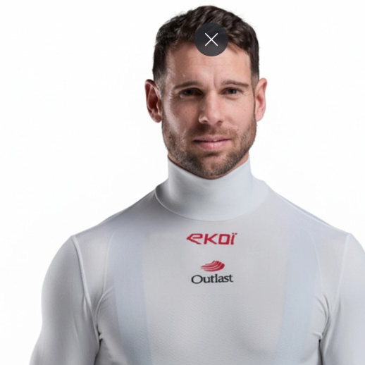 Winter-Baselayer EKOI Racing OUTLAST Weiß