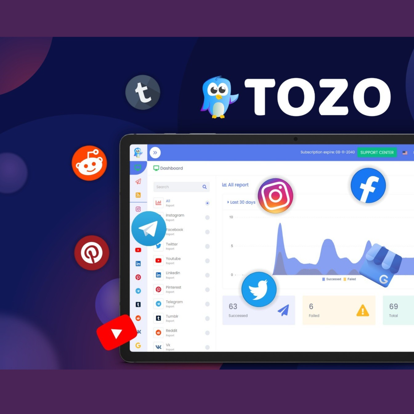TOZO - Social Media Scheduling Tool | AppSumo