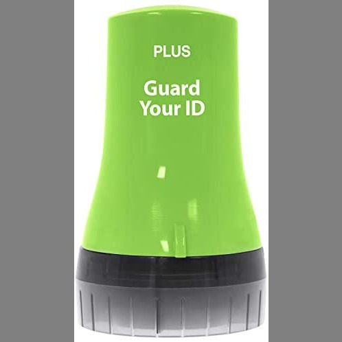 Guard Your ID Wide Advanced Roller 2.0 Identity Theft Prevention Security Stamp Green : Amazon.ca: Office Products