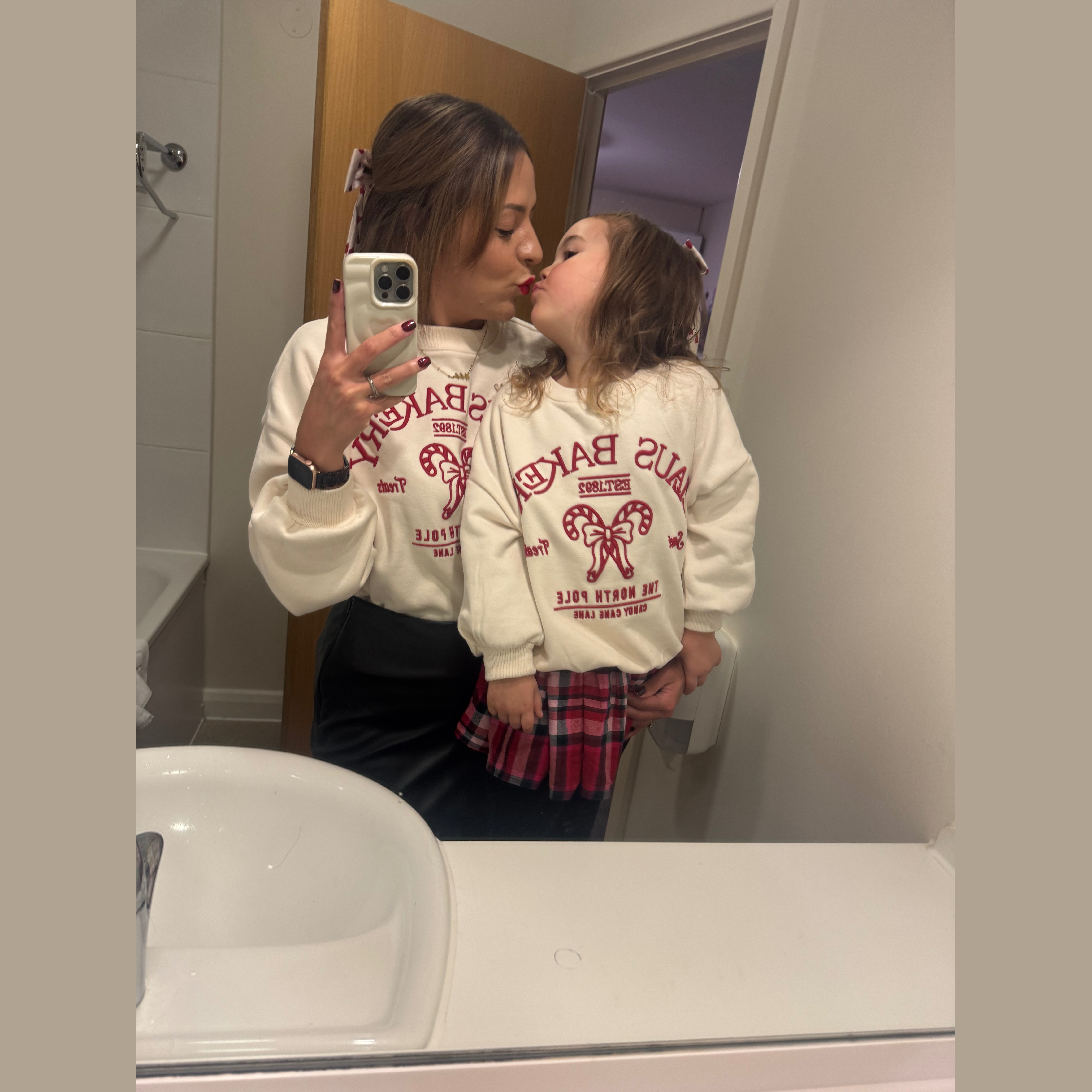 Women's Christmas Jumper - 'Claus Bakery'