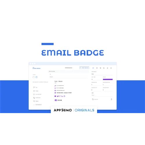 EmailBadge - Plus exclusive