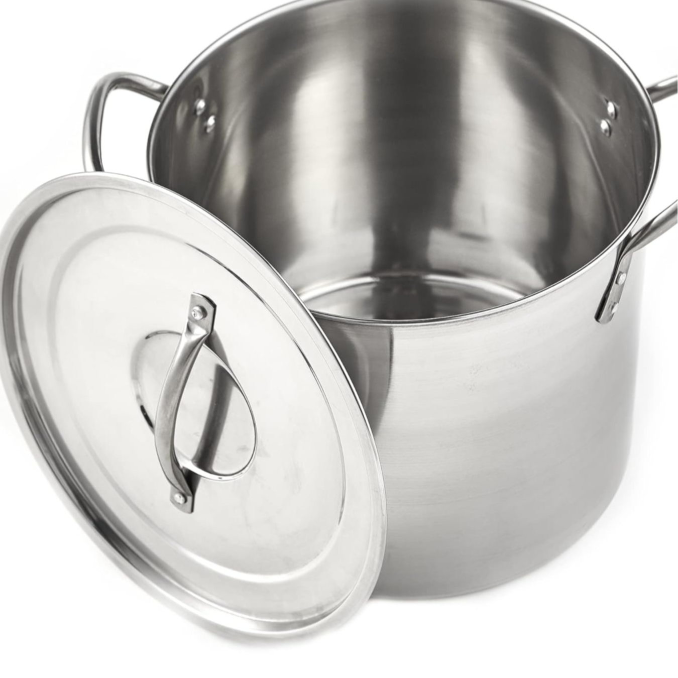 IMUSA USA Stainless Steel Stock Pot 20-Quart, Silver