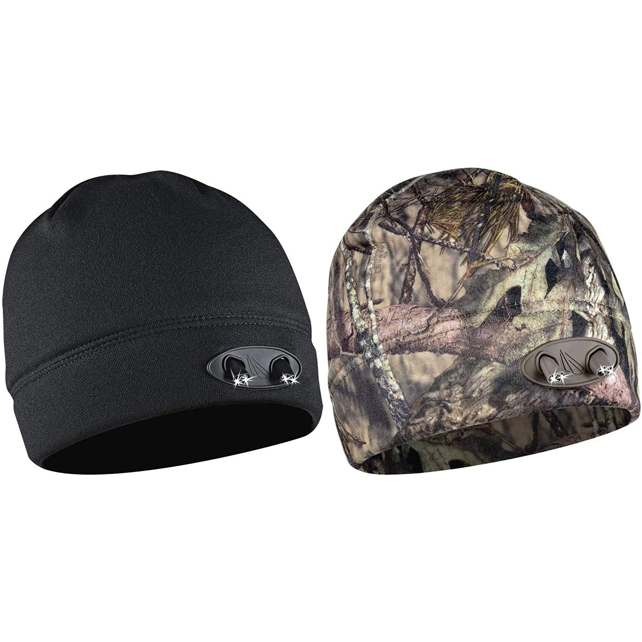 Panther Vision POWERCAP LED Beanie Cap Ultra-Bright Hands-Free LED Headlamp Hat - 2 Hats (Mossy Oak/Black) : Amazon.ca: Clothing, Shoes & Accessories