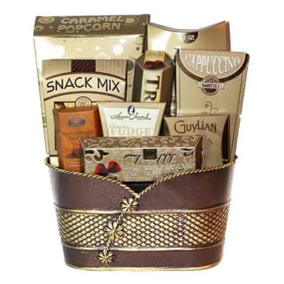 Golden Impression Gift Basket