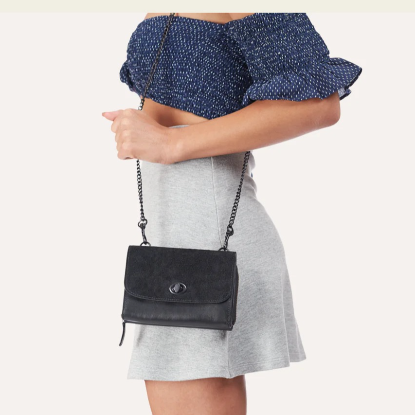 Two-Tone Crossbody Bag